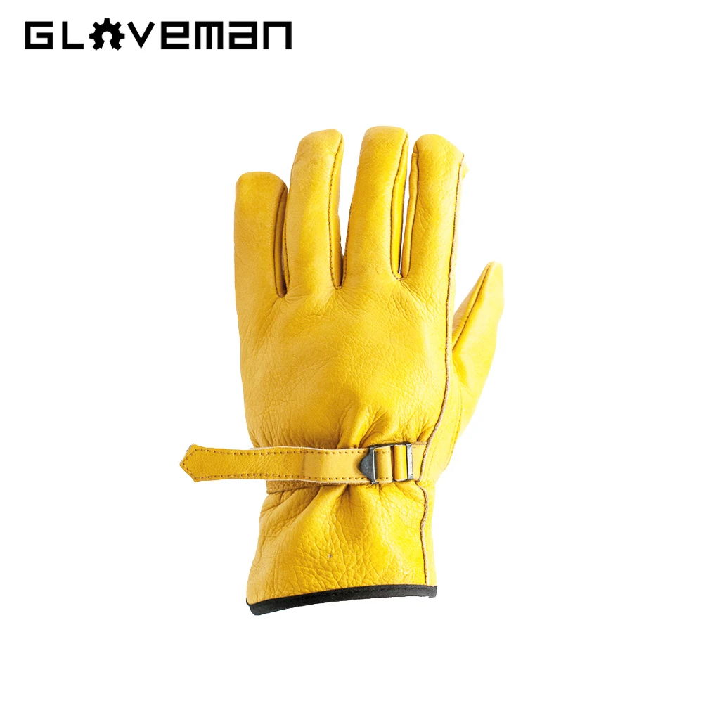 GLOVEMAN Industrial Safety Work Leather Welding Driving Gloves