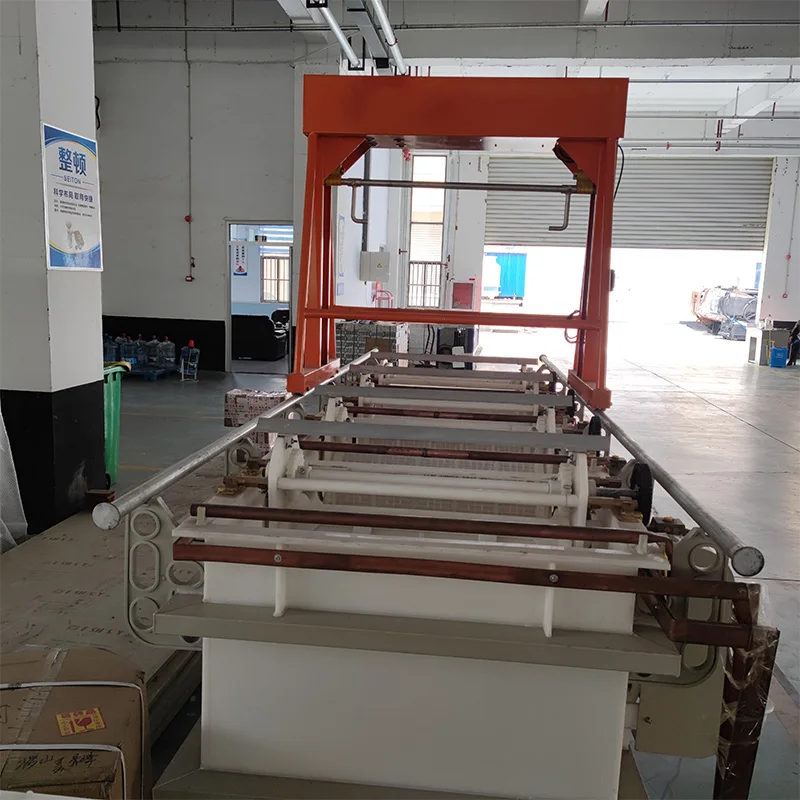 Wenbo Semi-automatic manual Zinc plating plant machine small electroplating line galvanized machine galvanizing equipment