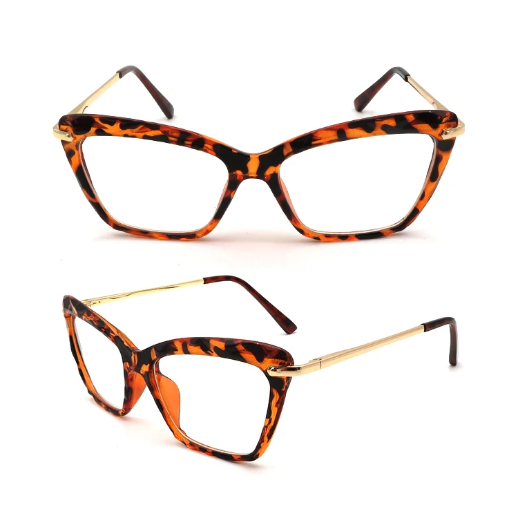  Metal Fashion reading glasses river optical cat eye blue light blocking new design spectacles frame