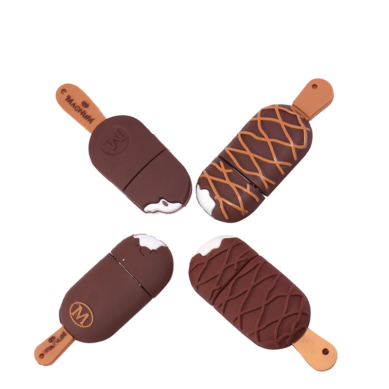 jaster Ice Cream Bar Usb Flash Drive Pen Drive Silicone Cute Fancy usb stick 512mb 1gb 2gb 4gb pendriv  U Disk
