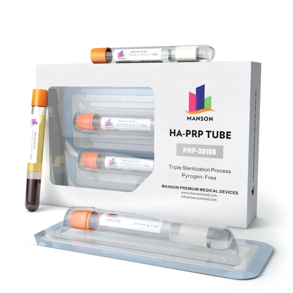 Тройной стерильный OEM Гиалуроновая кислота остеоартрит коленный PRP трубка