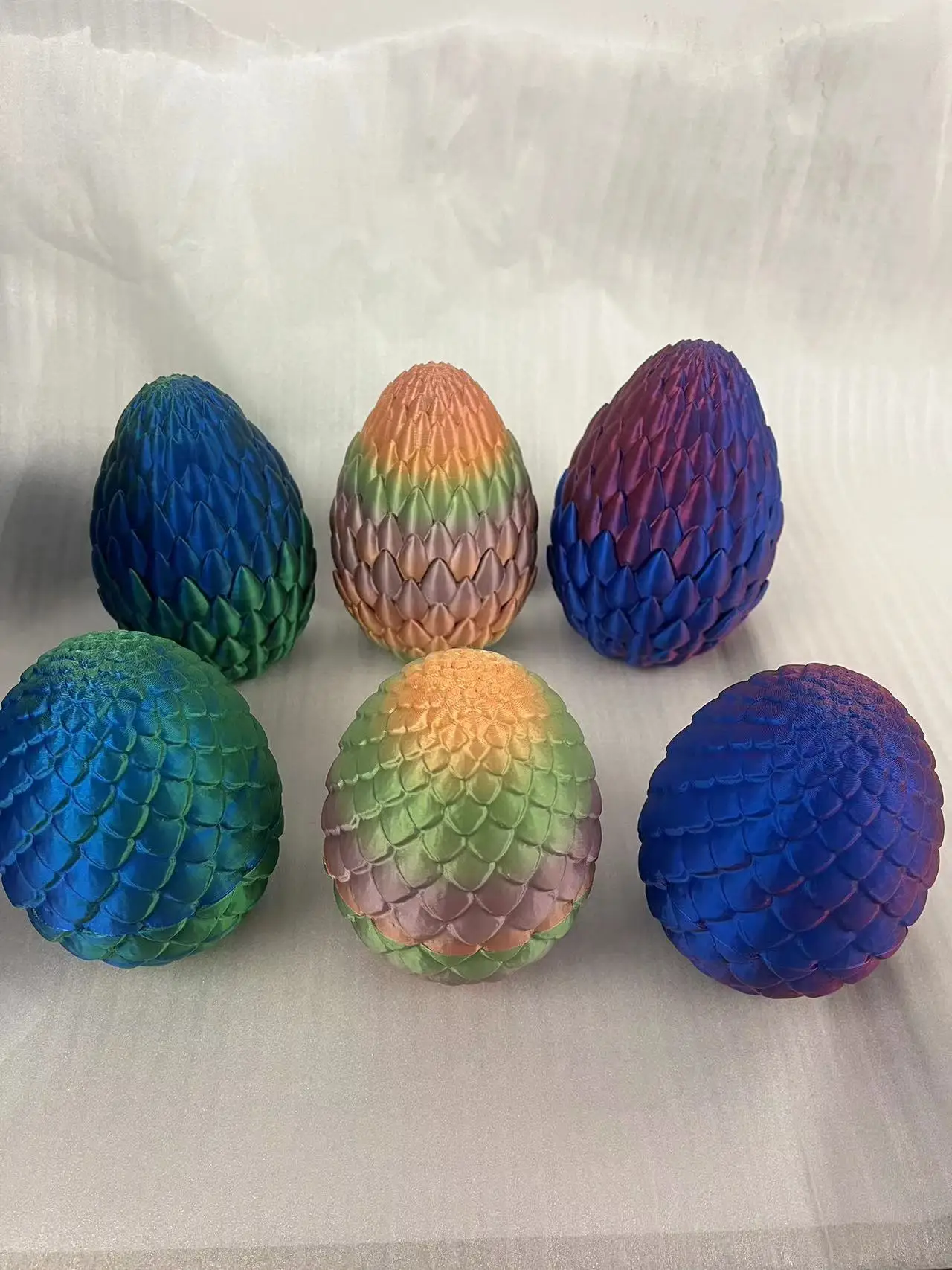 3D printing service FDM process PLA hinge dragon activity toy Dragon eggs