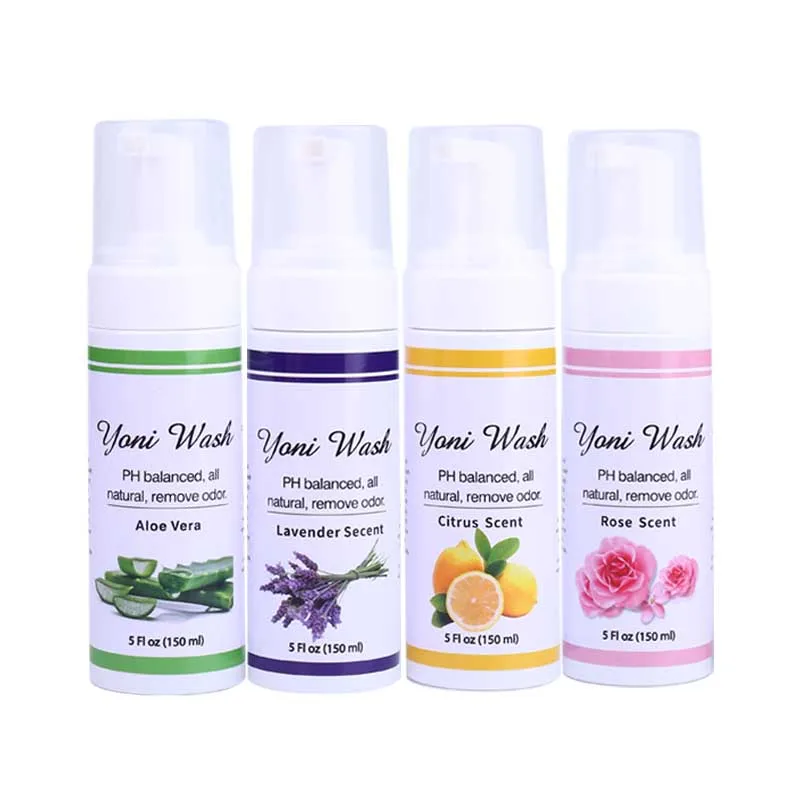 Private label Intimate Area Feminine Wash Absolutely Non-irritating Naturally Almond Oil Gentle Intimate Areas Cleanser