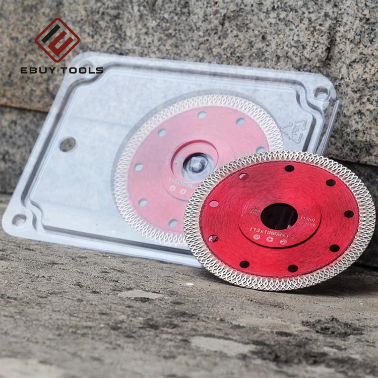 4inch 5inch 7inch Diamond Circular Saw Blade Mesh Dry Porcelain Blade Diamond Marble Cutter Blade for Cutting Tile Ceramic