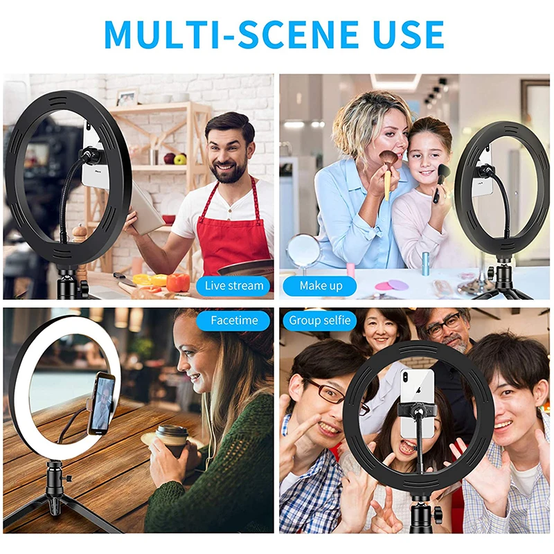 Wholesale Video Shooting LED Light Ring Light Lamp With Light Stand