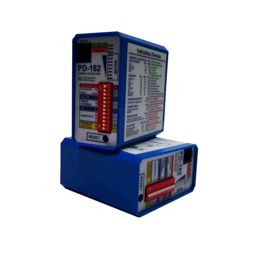 PD182 Vehicle Loop Detector Car Park Barrier Gate & Driveway Vehicle Detection Sensor for Vehicle Access control DIP switches