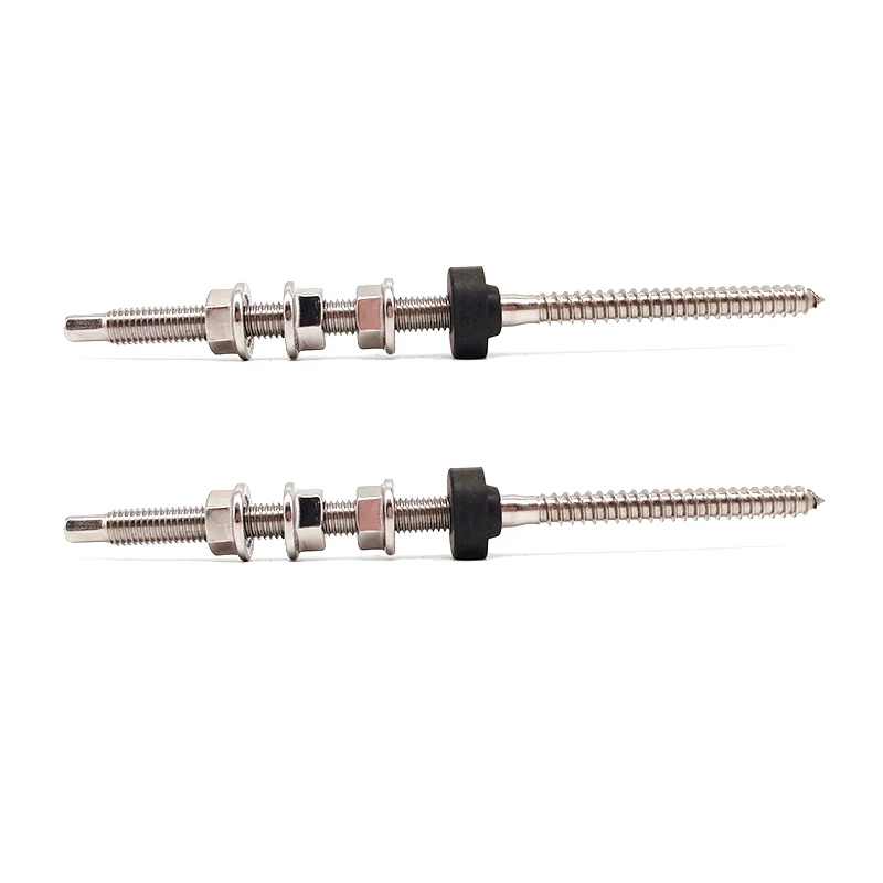 Solar Mounting Dowel Screw Stainless Steel Hanger Bolt Screws M10*200 For Solar Mounting System SUS304