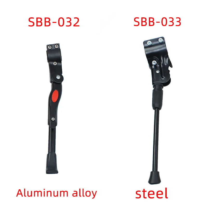 Bike Accessories Kickstand Bicycle Support Adjustable Length Fits Most - Black And White Hexagon Wrenches Esay To Mount Custom