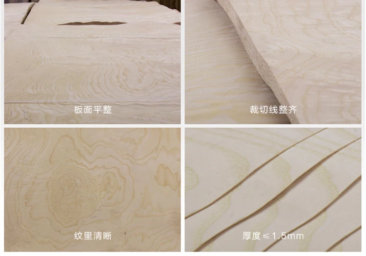 Natural White Ash Burl Veneer Wood Veneer for Interior Decoration House Furniture plywood