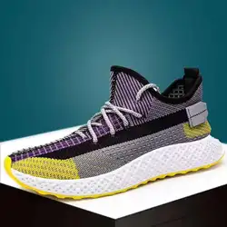 Дышащая популярная новая стильная мужская спортивная обувь, повседневная обувь для прогулок