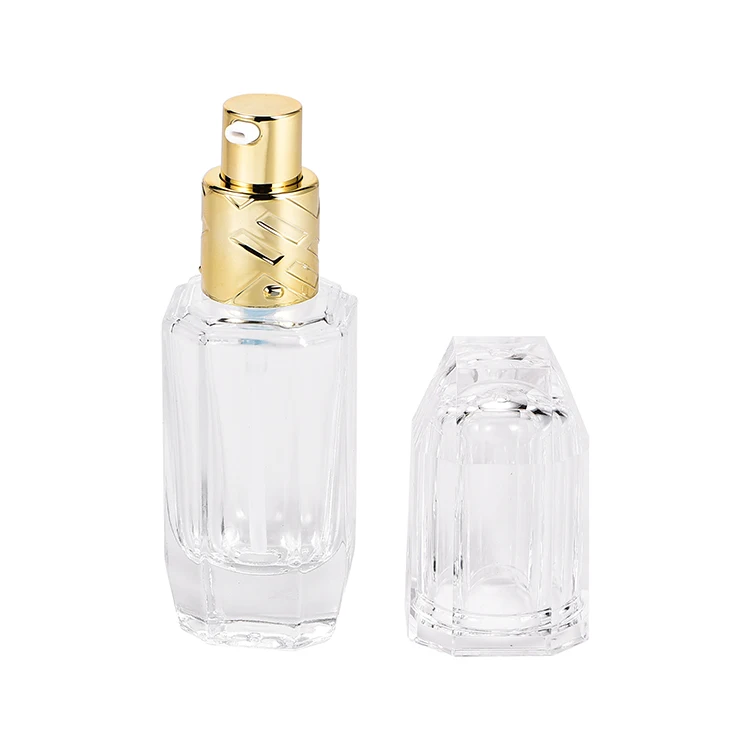 New Design 30g 50g 30ml 50ml 110ml 130ml Luxury Color Skincare Cosmetic Glass Bottle/jar Set With Golden Lotion Pump And Dropper