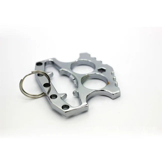 
Multifunction Portable Gift Skeleton Shape Durable Window Breaking Tool Beer Keychain Bottle Opener Metal 