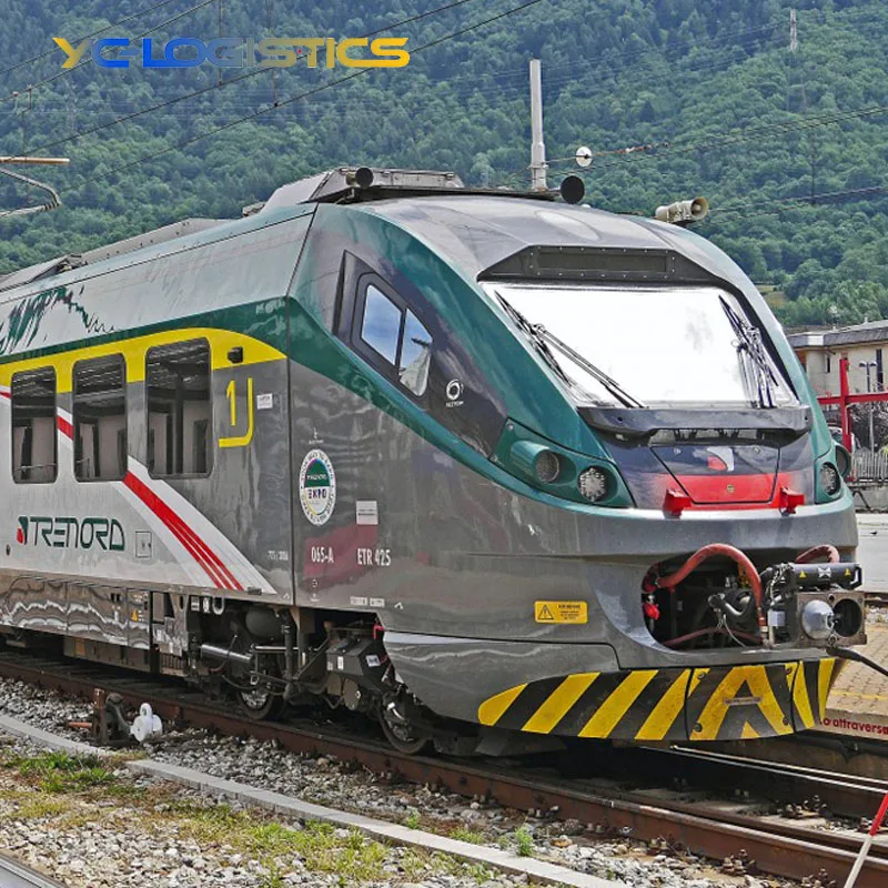 railway shipping agent FBA DDP service fast train shipping China to netherlands Romania Bulgaria italy railway freight