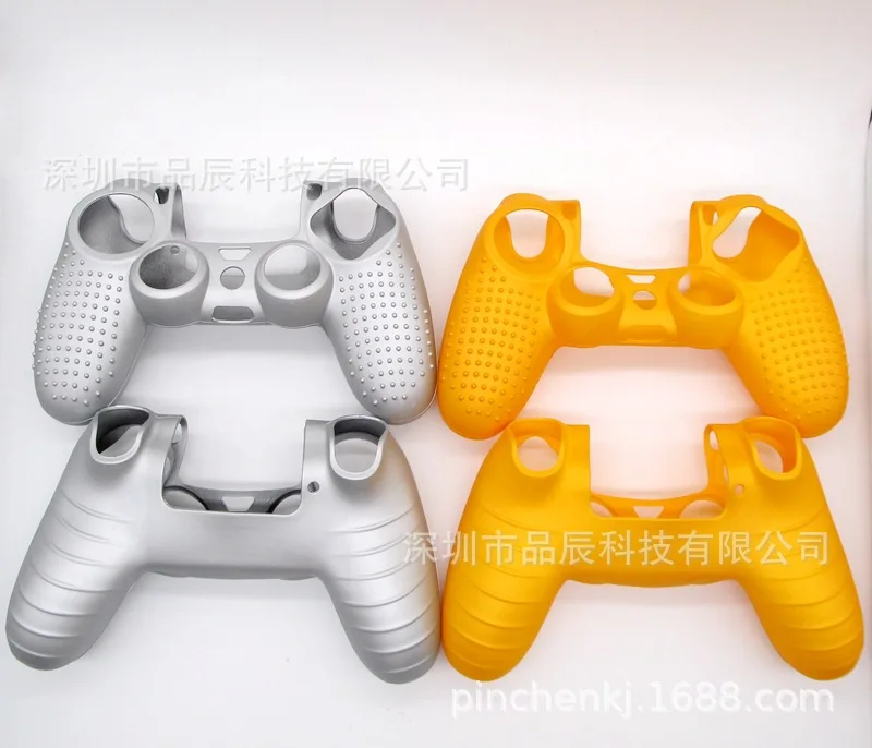 RALAN game pad cover Silicone case dust  PS4 controller golden cover for Playstation 4