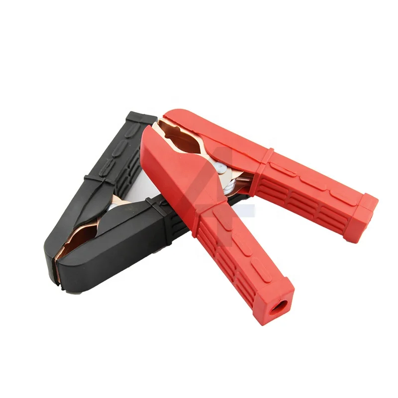 JIALUN Insulators Installed Alligator Clip For Test Large Cooper Battery Clamp Clips