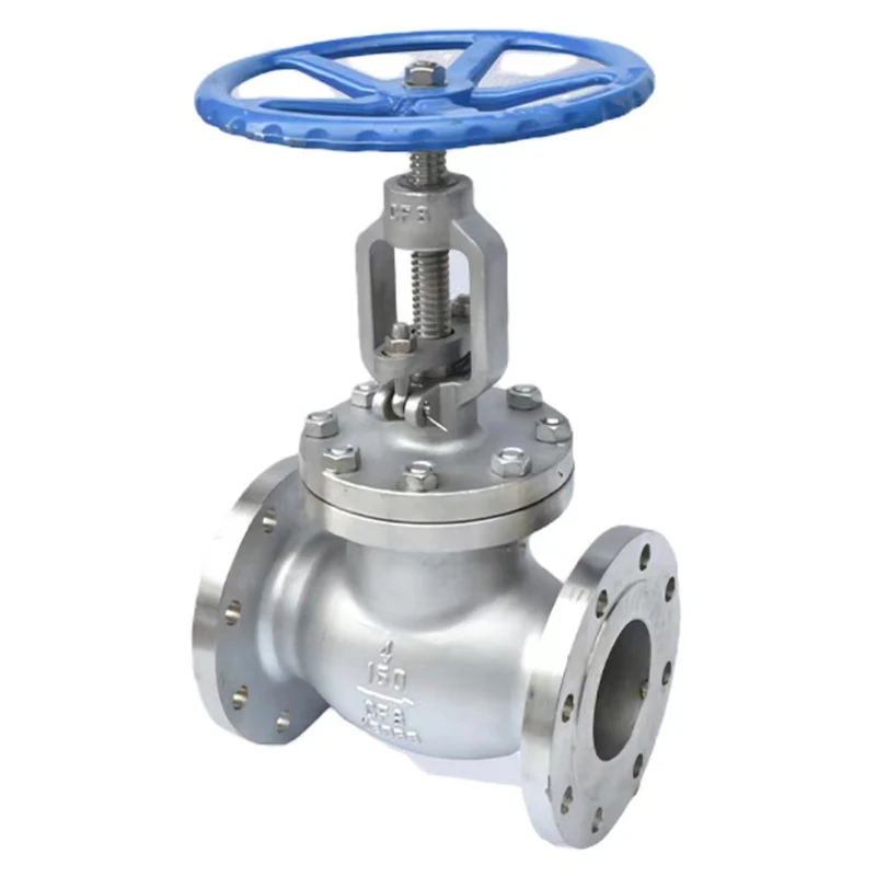 Ansi Standard 150LB A216 High Pressure Rising Stem Cast Steel/Stainless Steel Water Steam Oil Flanged Globe Valve