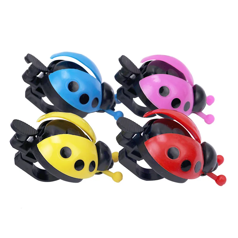 JETSHARK Bicycle bells Cute Beetle car bell ladybug cartoon horn  Loud and crisp Bicycle bell