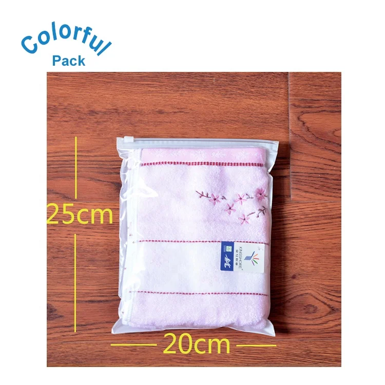 
Custom Matte Print Pe Zip lock Poly Zip Lock Frosted Plastic Packaging Bag For Clothes 
