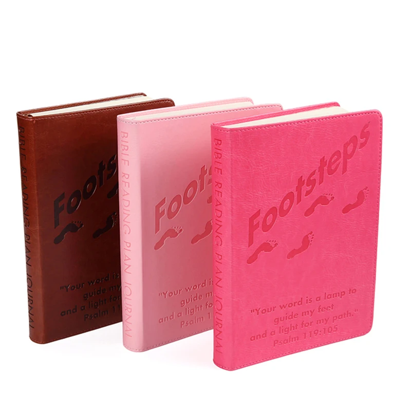 PU leather notebook printing Custom journal planner notebook printing