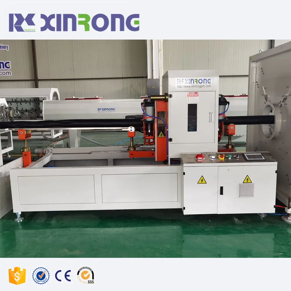 XINRONG 110-315 ABA three layer PVC pipe extrusion machine to England /UPVC  pipe production line