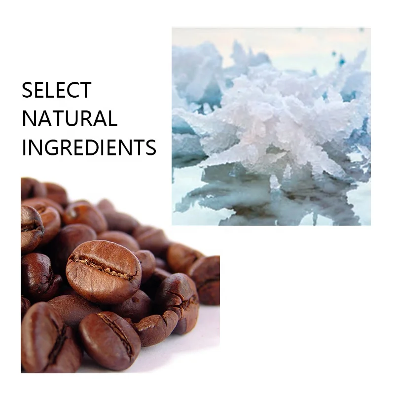 Private Label Packaging Body Scrub Moisturizing Skin Exfoliating Dead Skin Removal Whitening Bath Using Coffee Scrub