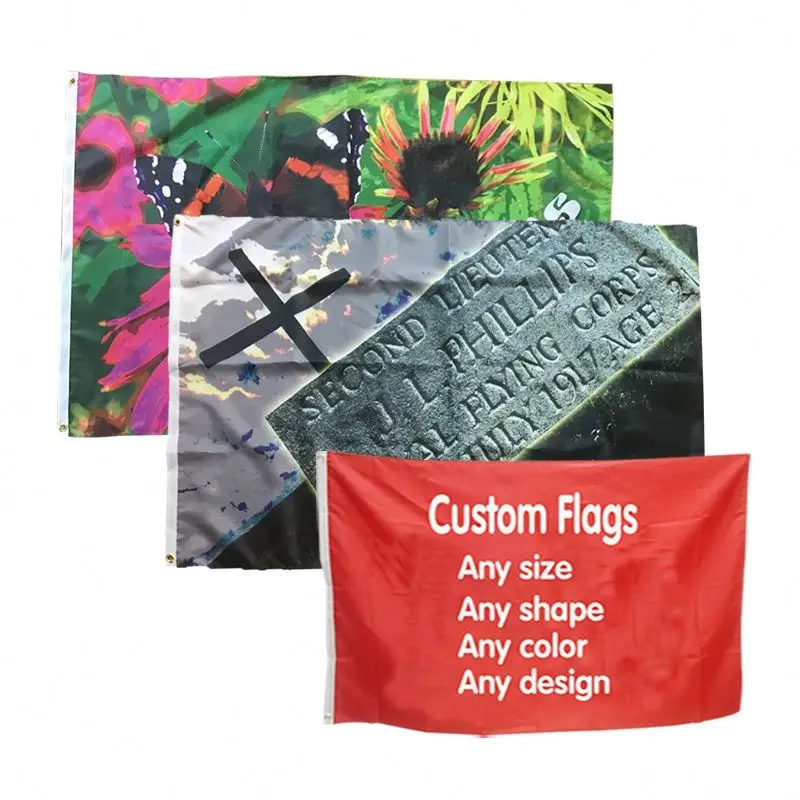 Custom Printed Quality Promotional Custom Custom Decorations flags Embroidered Mexican Flag