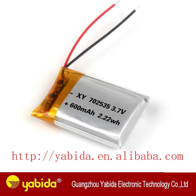 
603040 Battery 3.7v 600mAh Lithium Polymer Ion Battery 