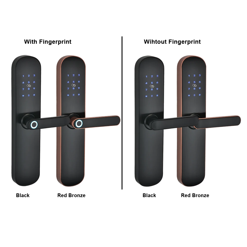  Электронная безопасность Yoheen Smart Ble App WiFi цифровой код IC карта биометрический отпечаток пальца дверной замок для