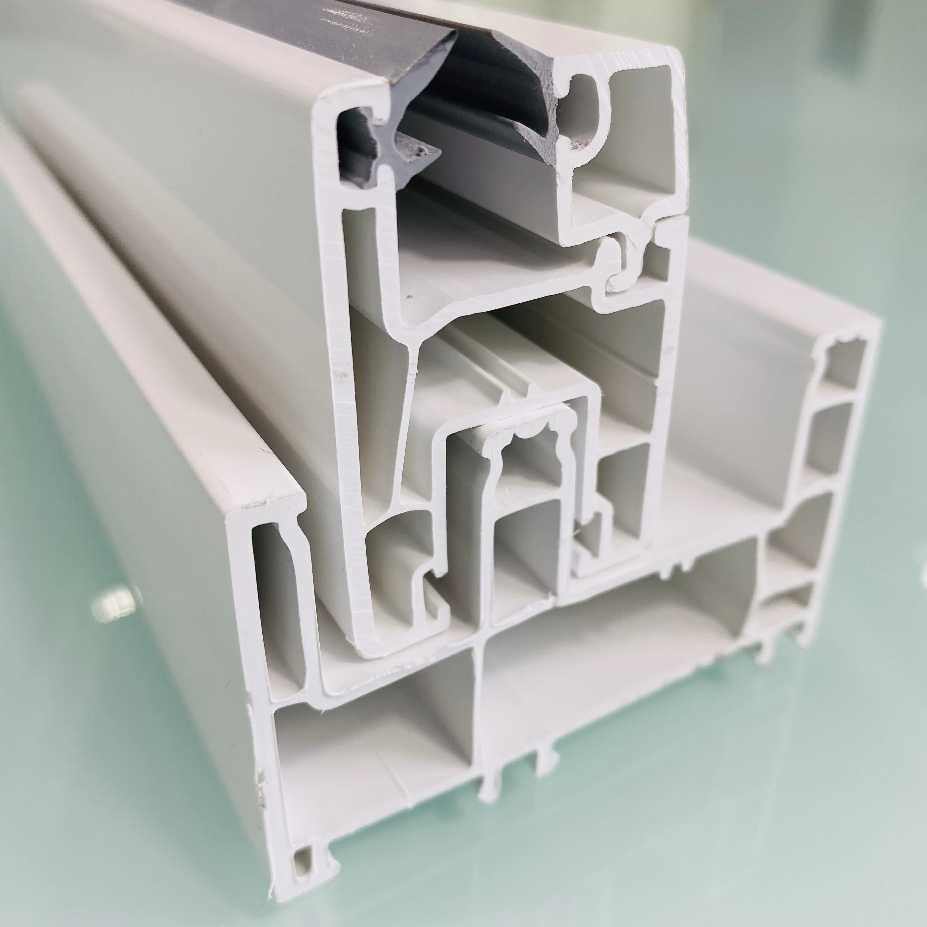 factory price plastic upvc/pvc profiles windows doors sliding window