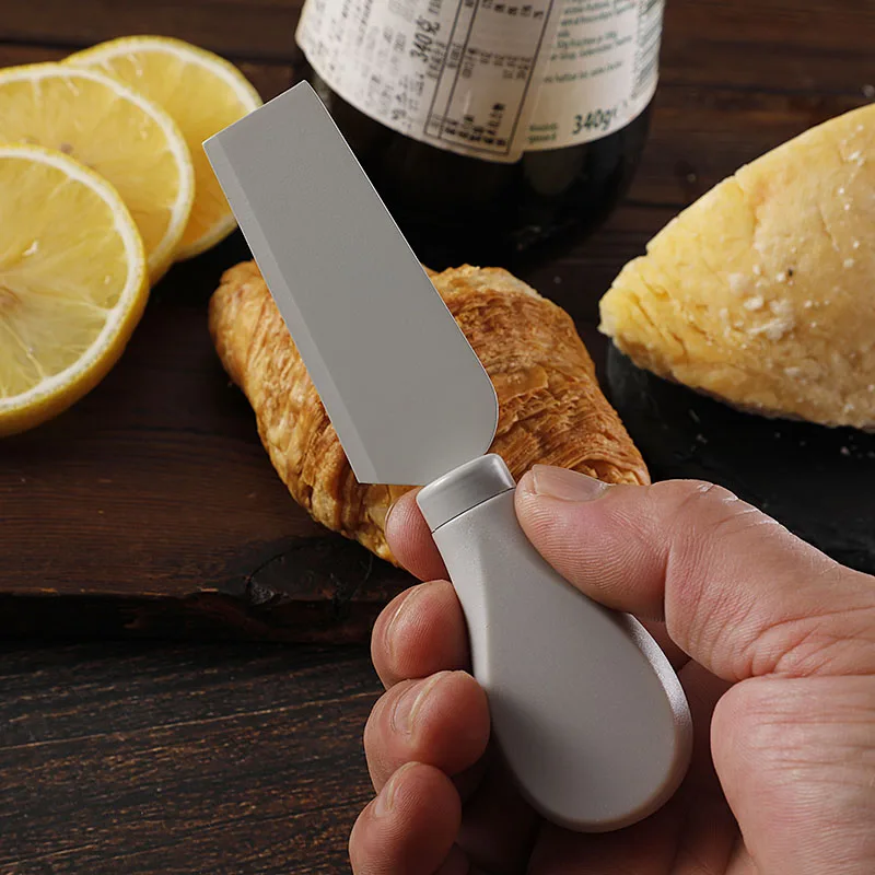 Stainless steel cheese knife most popular mini cheese knife set ABS handle cheese knife set kitchenware gadget deep blue