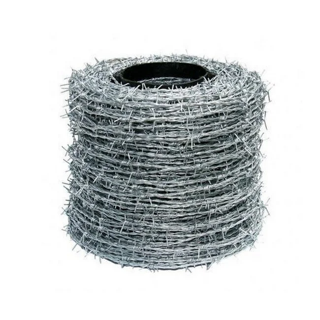 Good Selling Pvc Coated Low Carbon Material 12 Gauge Galvanized Barbed Wire