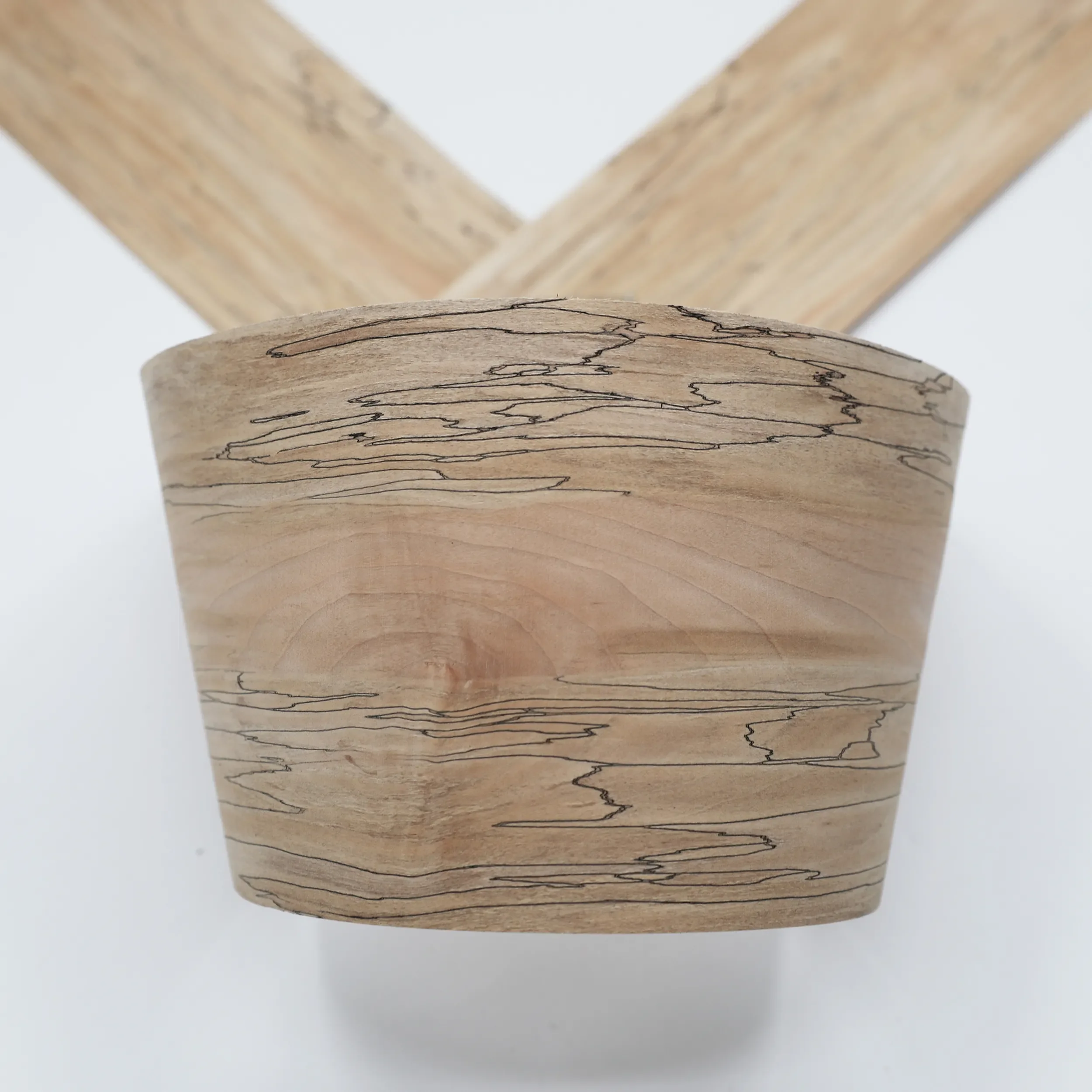 Greenland 2024 New Design Natural Spalted Maple Natural Wood Veneer For Furniture Door Flooring DIY Furniture  Chair Table