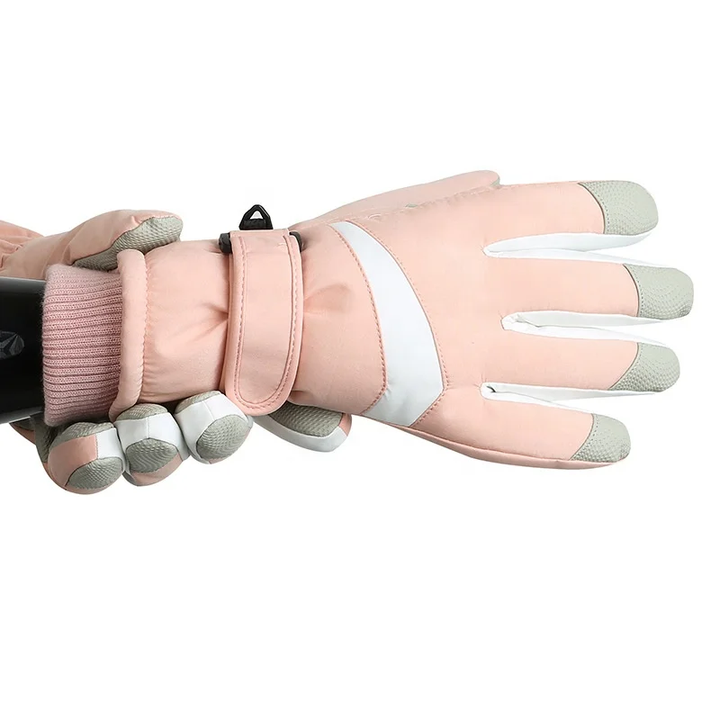 Wholesale Windproof Thermal Men Winter Sport Waterproof Touch Screen Ski Gloves