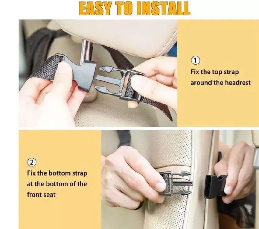 2022 new Car Seat Back Protectors Car Backseat Organizer car organizers with Touch Screen Tablet Holder