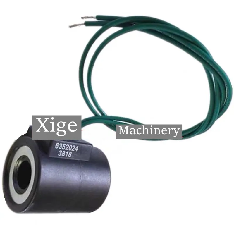 Hydraulic Walking Pump Winding for XD121 Excavator 6352024 6352012 Solenoid Valve Coil BB16051274 24V 12V