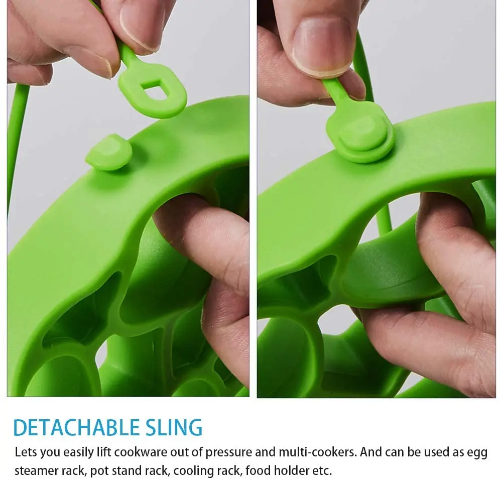 Soft 9 egg stand microwave boiled silicone egg holder