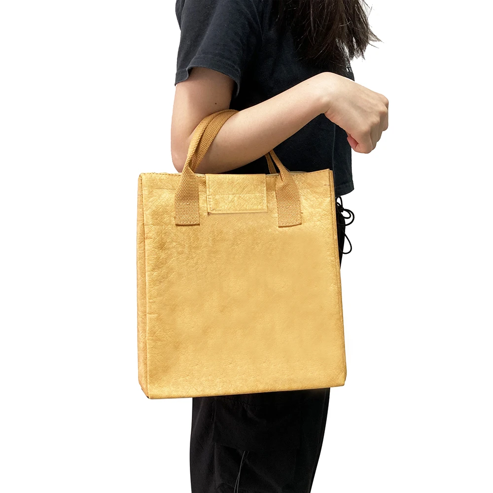 Large Amount of Stock Wholesale Good Fabric Inexpensive Thermal Aluminum Liner Tyvek Paper Fabric Cooler Bag Lunch Bag