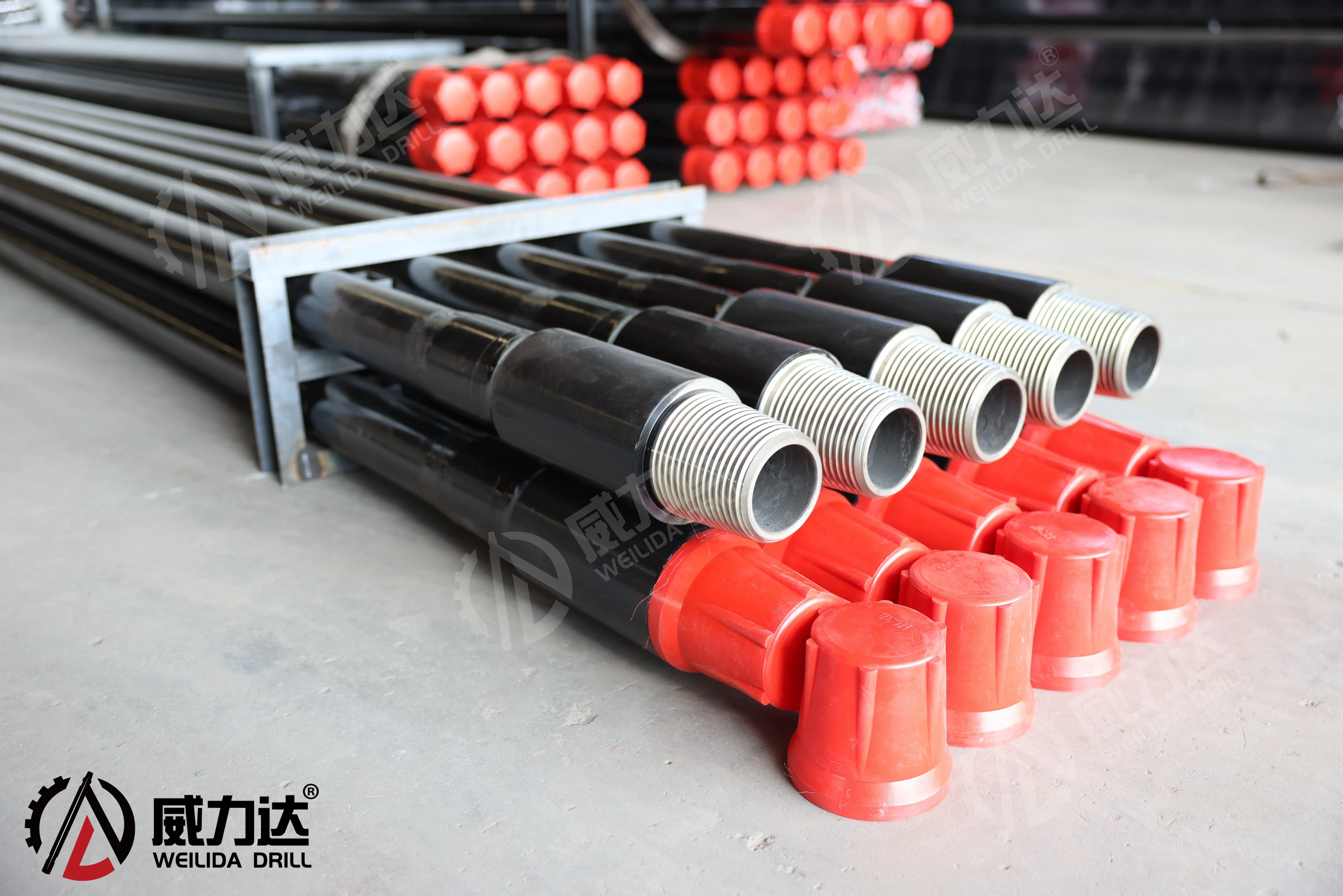 API water well drill pipe/rod  used for water well drilling 102mm 2 7/8' if NC31 drilling tools
