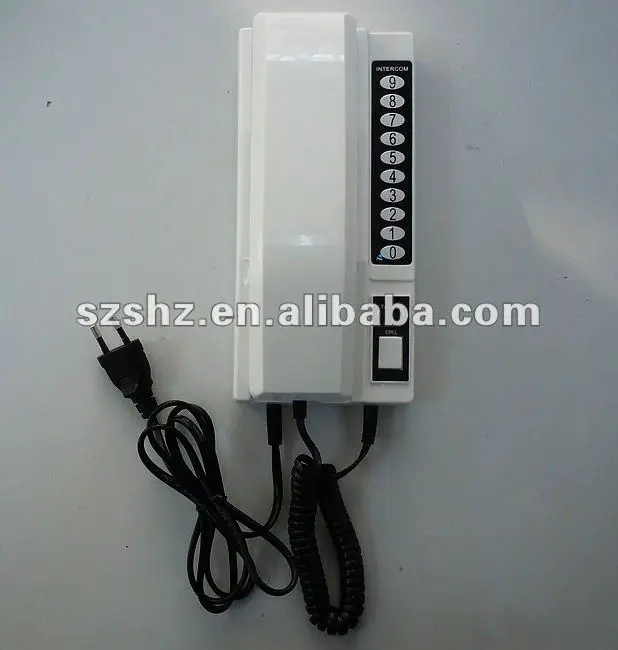 Hot selling 433MHz wireless handset intercom for many apartment door to door calling