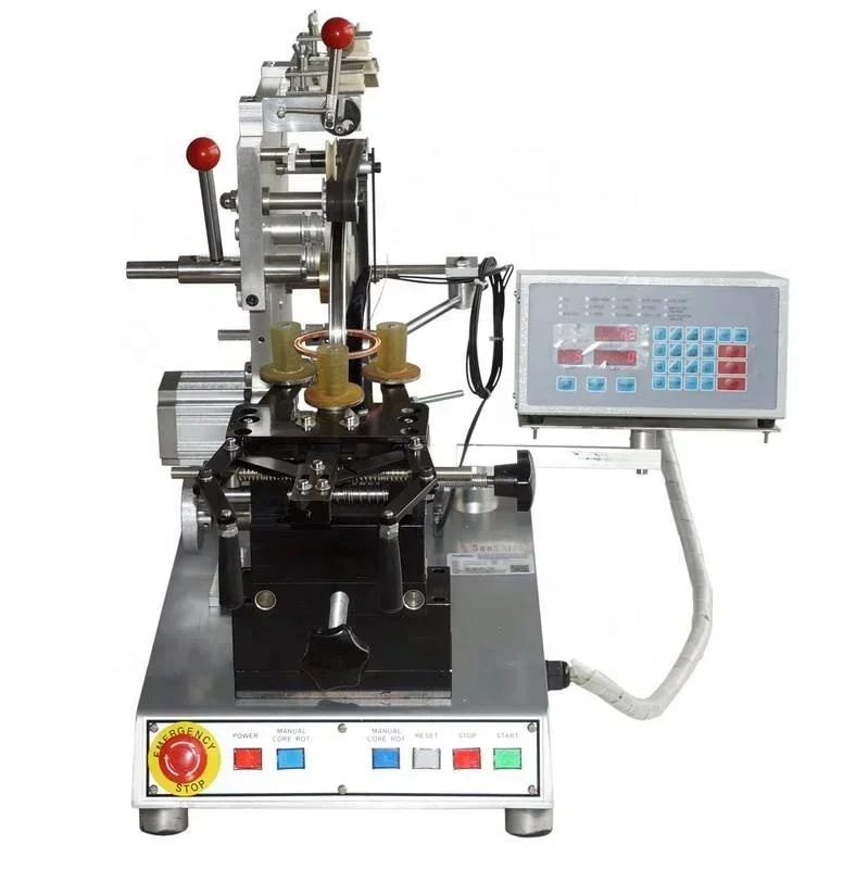 Belt Type Magnetic Ring Core High Speed Inductor Small Motor Winder 0.2-1.0mm wire toroid Coil Winding Machine