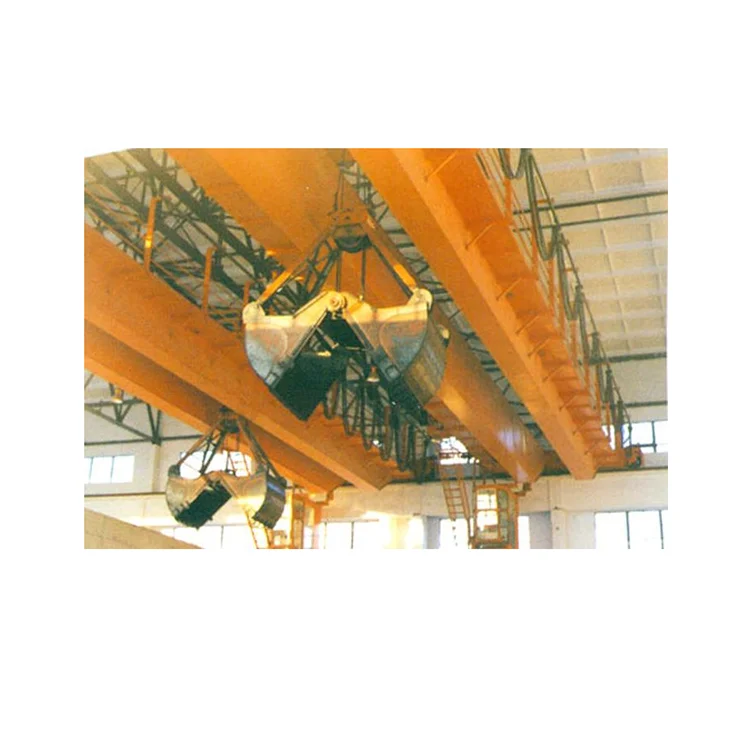 QZ Type Hydraulic Grab Crane Double Girder Grab Overhead Crane Grab Bucket Crane