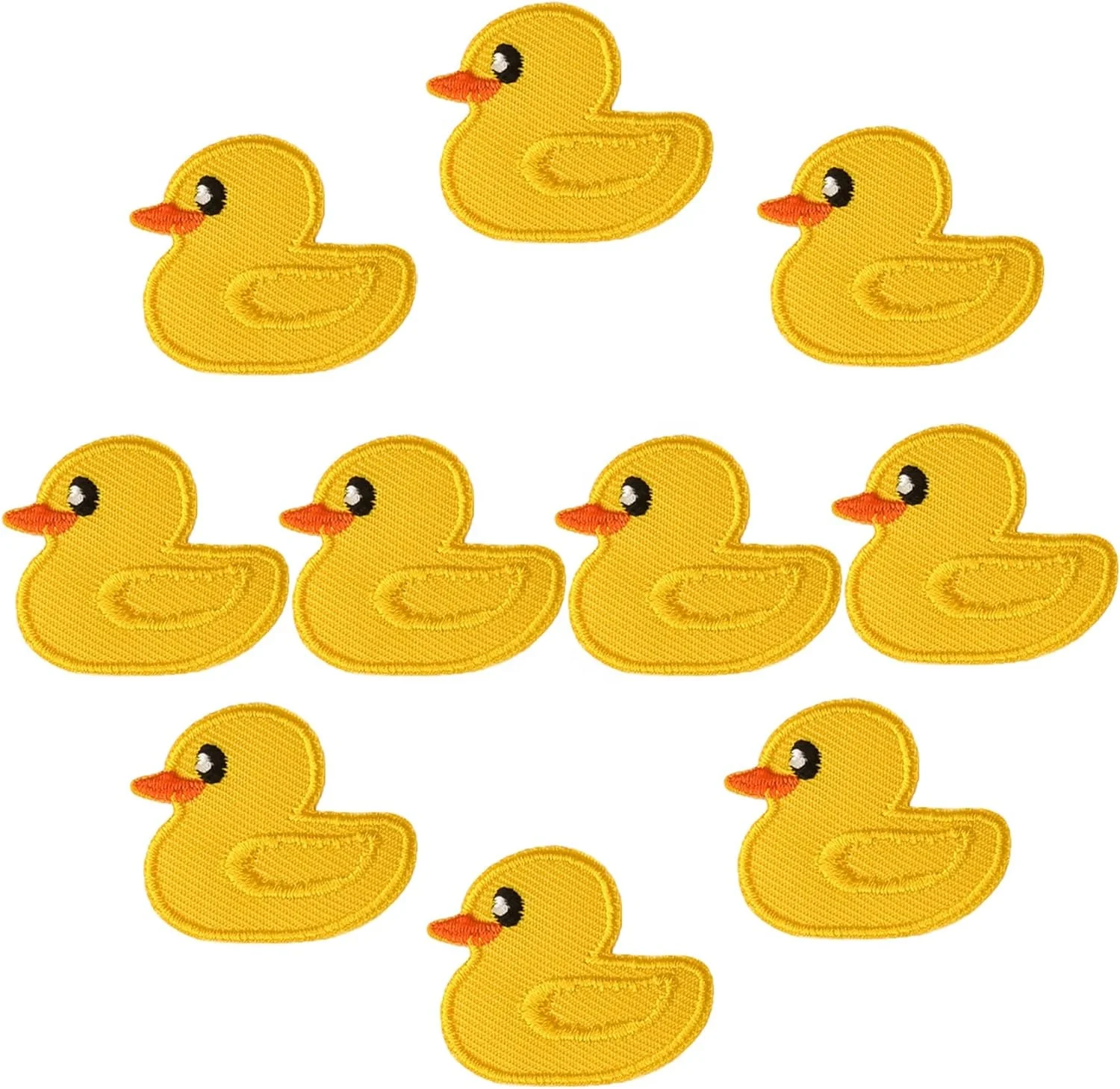 Mini Duck Cute Yellow Tiny Duck Iron On Patch for Clothes Dress Jackets Caps DIY Duck Embroidery Patches Sewing Craft Decoration