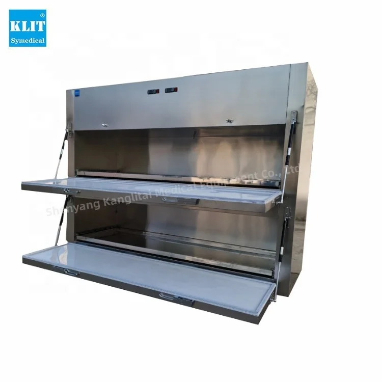 2 corpse mortuary chamber freezer cold storage for mortuary with stainless steel refrigerator