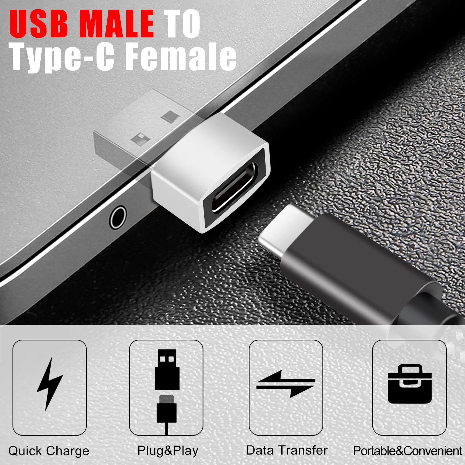 USB-C мама к USB 2 0 папа разъем ПК Ноутбуки OTG