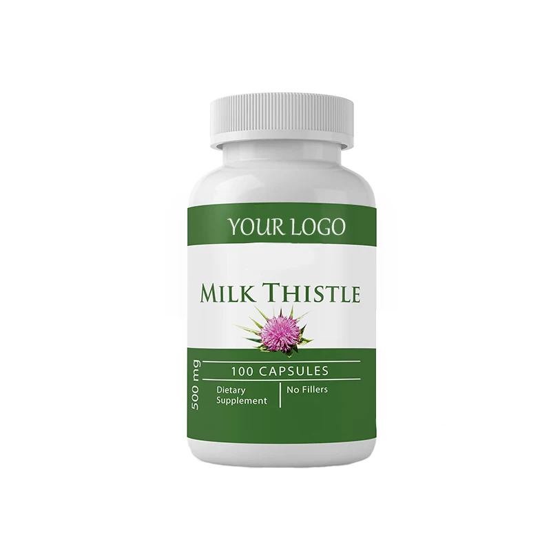 Hot Selling Milk Thistle Seed Extract Powder Milk Thistle Extract for Adult Vegan Milk Thistle Capsules