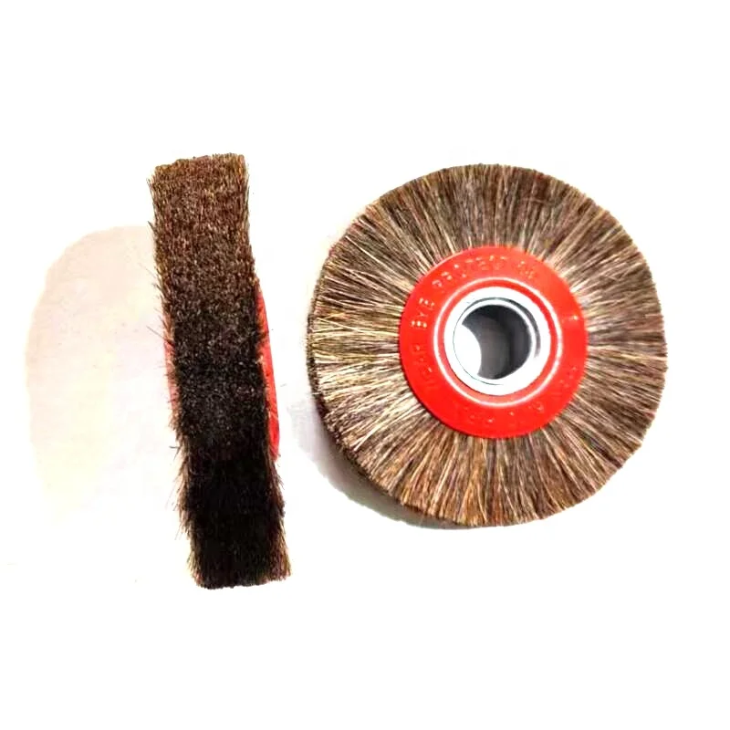 More Flexible 5 Inch Horse Hair Wheel Brush for Polishing