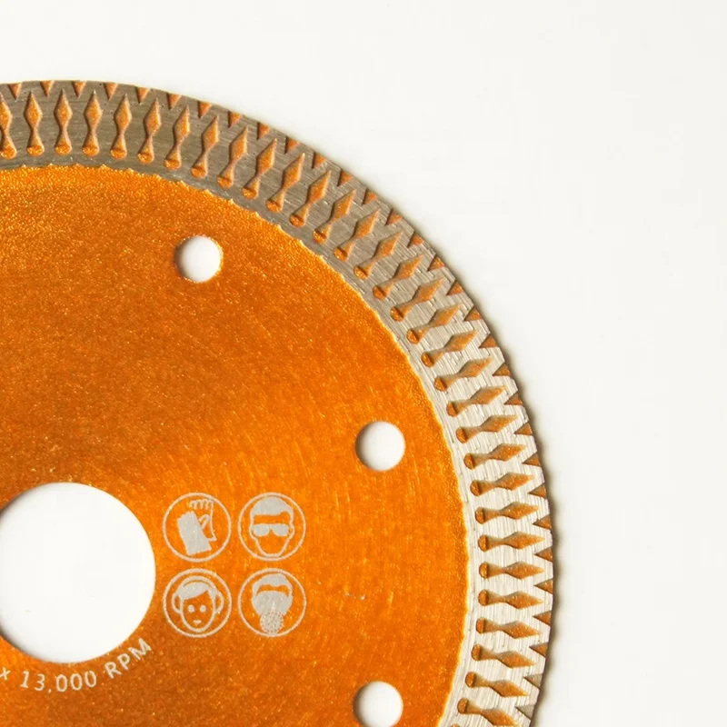 High quality dry cut ultra-thin X-turbo diamond saw blade for ceramic tile cutting