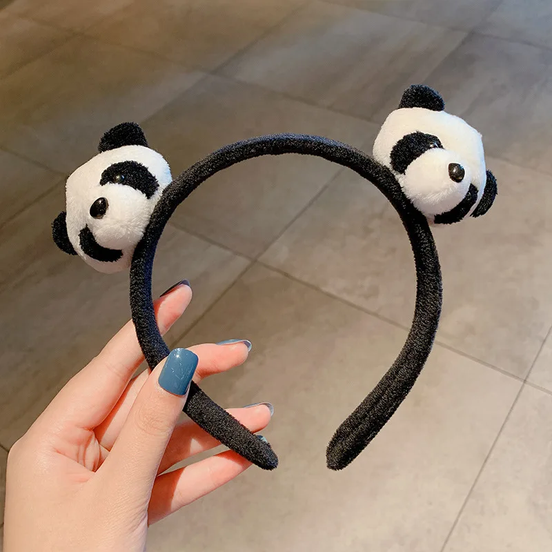 Wholesale Hair Accessories Fashion Cute Panda Spa Washing Face Headband for Women Girls