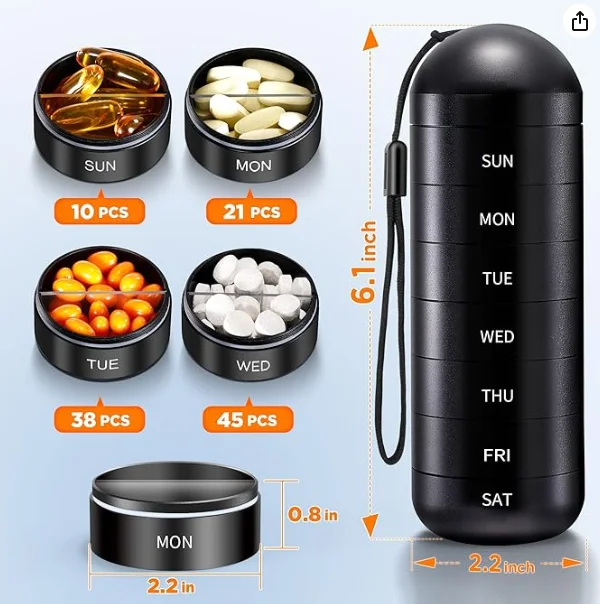 Hot-selling waterproof capsule sealed bottle aluminum alloy outdoor survival medicine box container capsule medicine box