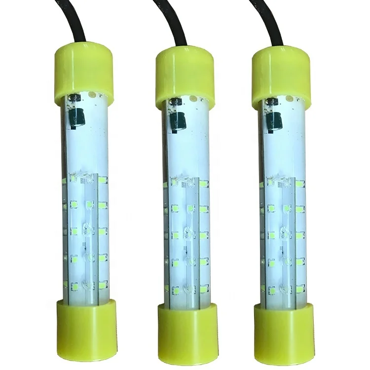 
12V green underwater LED fishing light fish finder lamp with 5m cord 